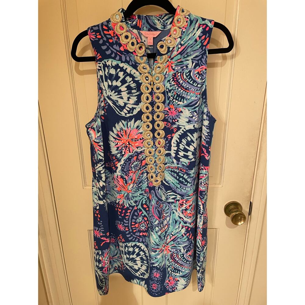Lilly Pulitzer Jane Shift- Gypsea Girl is the print name Size 12 - Picture 2 of 6